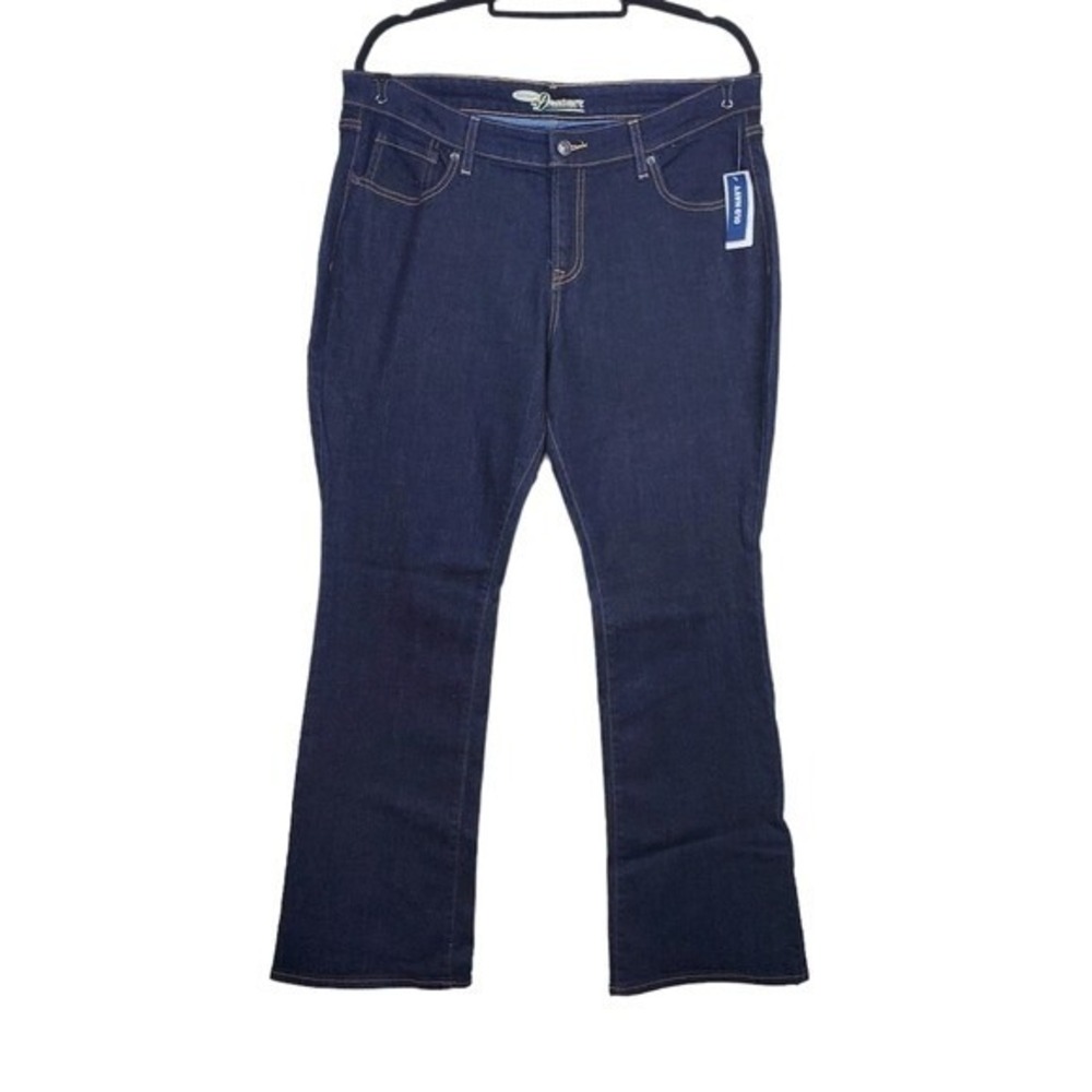 Old Navy Womens Blue The Dreamer Boot Cut Denim Jeans Size 16P NWT